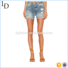 Wholesale fashion hot pants sexy mini denim ripped women short jeans